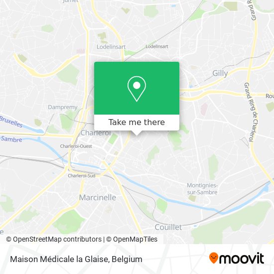 Maison Médicale la Glaise map