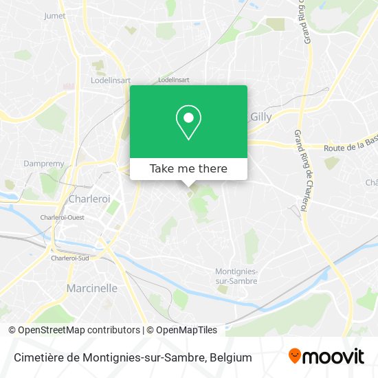 Cimetière de Montignies-sur-Sambre map