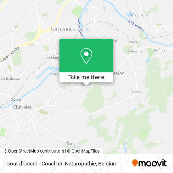 Goût d'Coeur - Coach en Naturopathie map