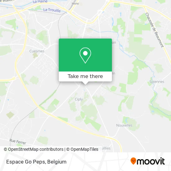 Espace Go Peps map