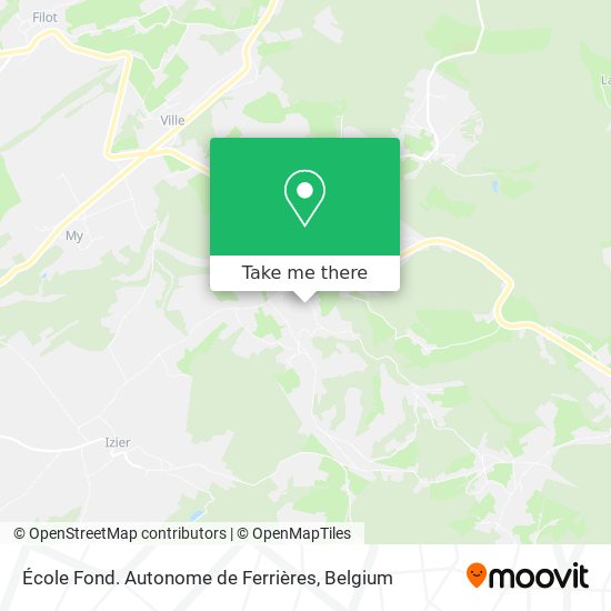 École Fond. Autonome de Ferrières map