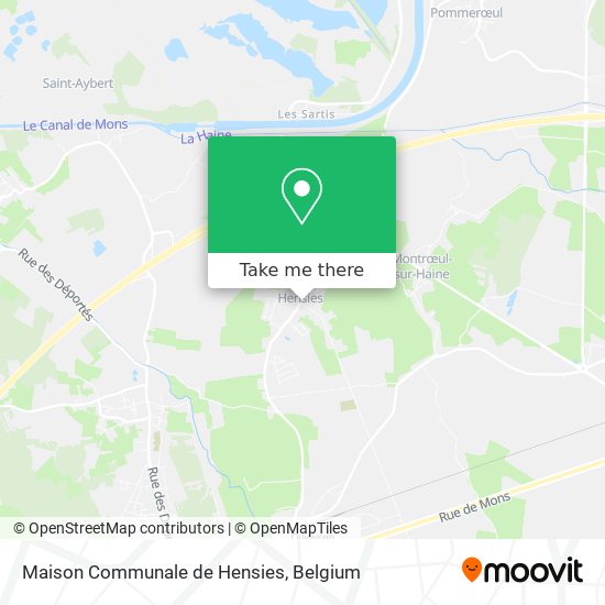 Maison Communale de Hensies map