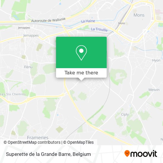 Superette de la Grande Barre map