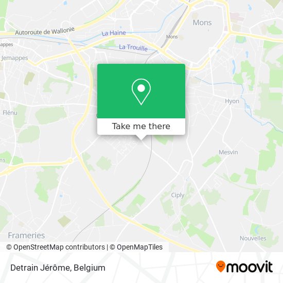 Detrain Jérôme map