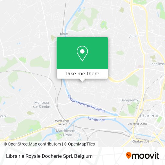 Librairie Royale Docherie Sprl plan