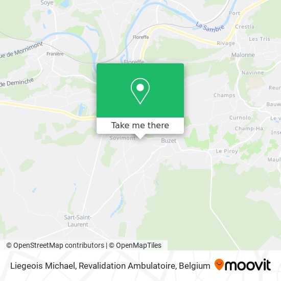 Liegeois Michael, Revalidation Ambulatoire map