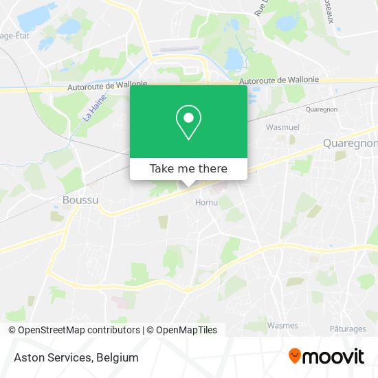 Aston Services map