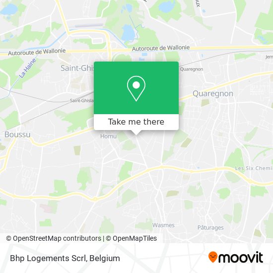 Bhp Logements Scrl map