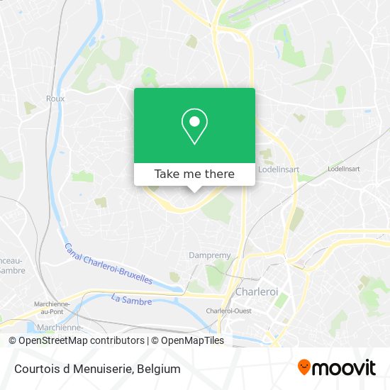 Courtois d Menuiserie map