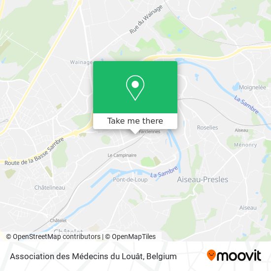 Association des Médecins du Louât map