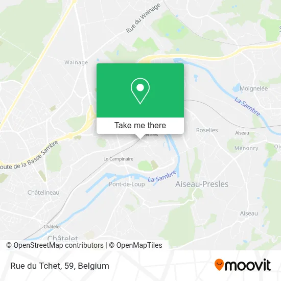 Rue du Tchet, 59 map