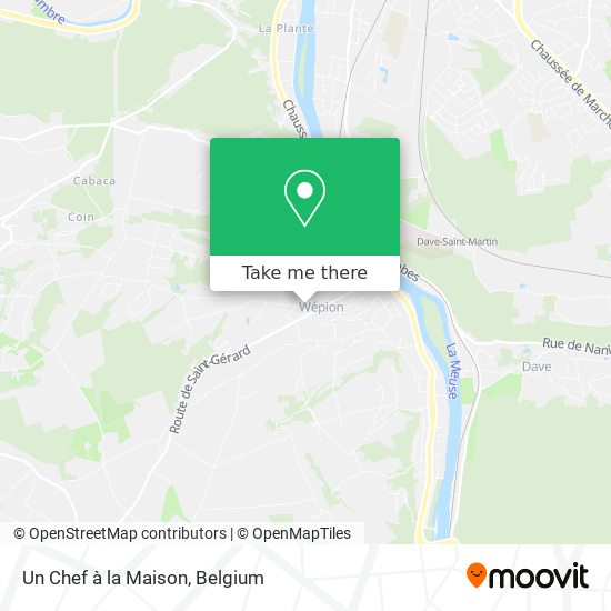 Un Chef à la Maison map