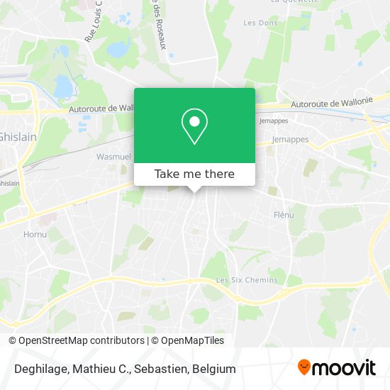 Deghilage, Mathieu C., Sebastien map