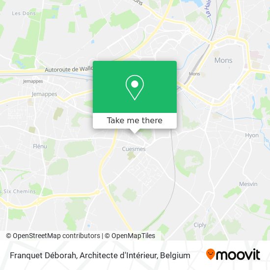 Franquet Déborah, Architecte d'Intérieur map