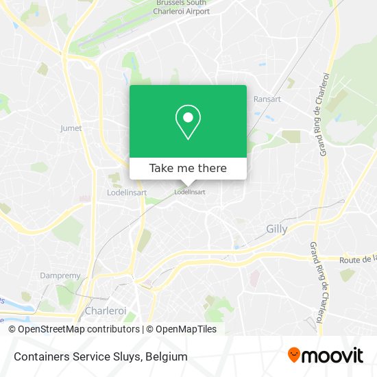 Containers Service Sluys map