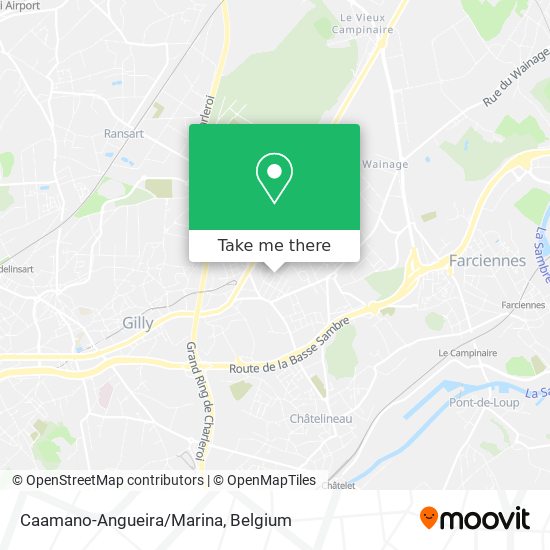 Caamano-Angueira/Marina map