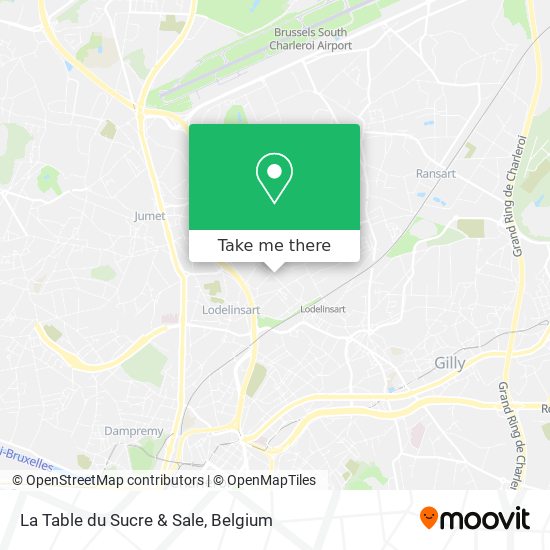 La Table du Sucre & Sale plan