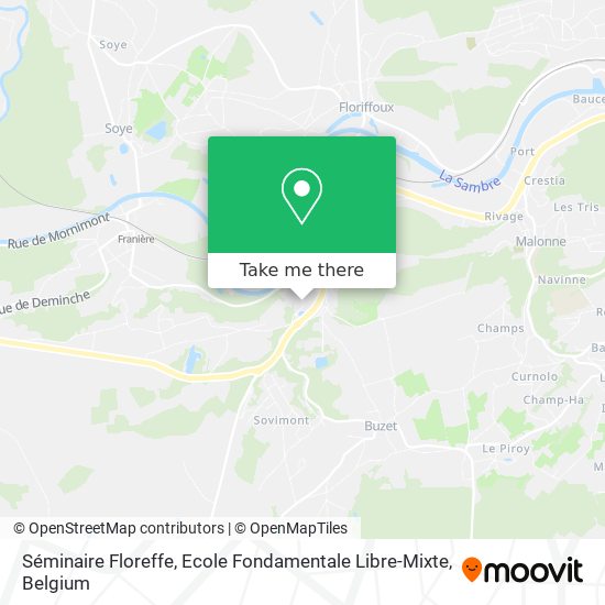 Séminaire Floreffe, Ecole Fondamentale Libre-Mixte map