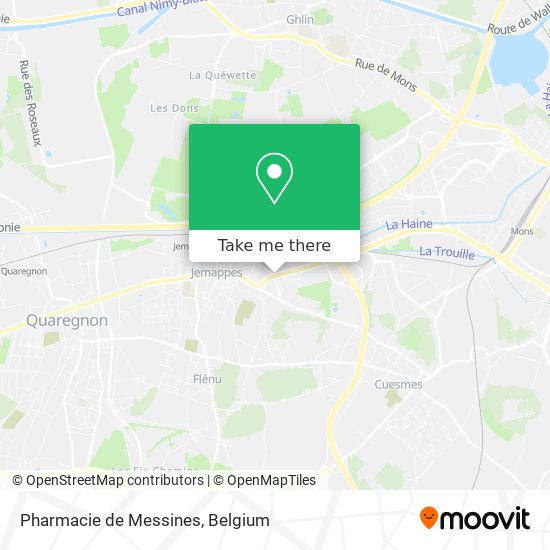 Pharmacie de Messines plan