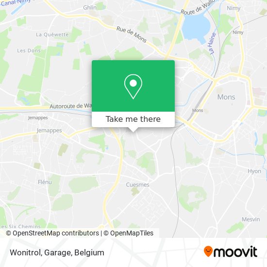 Wonitrol, Garage map