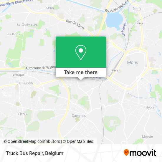 Truck Bus Repair map