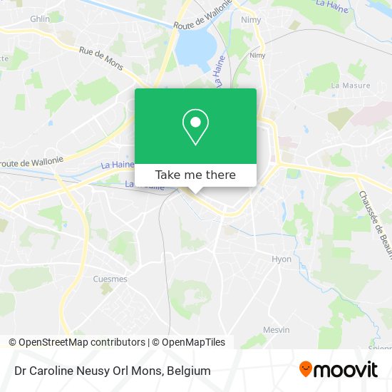 Dr Caroline Neusy Orl Mons map