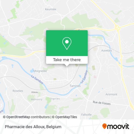 Pharmacie des Alloux plan