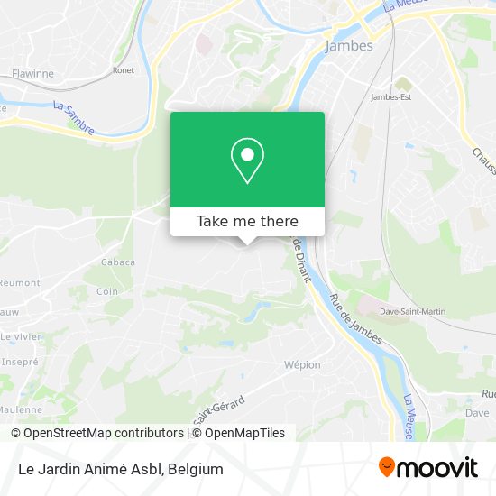Le Jardin Animé Asbl map
