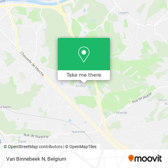 Van Binnebeek N map