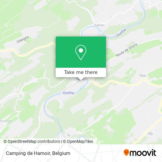 Camping de Hamoir plan