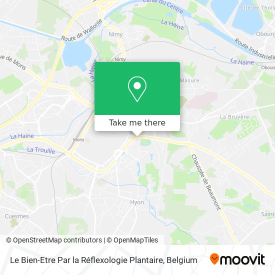 Le Bien-Etre Par la Réflexologie Plantaire map