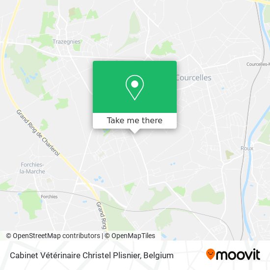 Cabinet Vétérinaire Christel Plisnier map