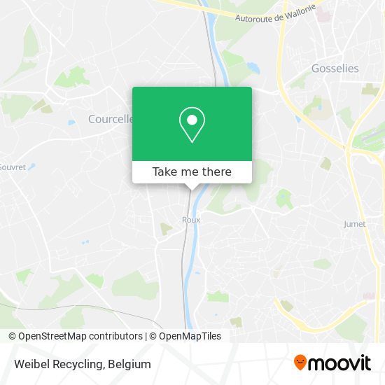 Weibel Recycling map