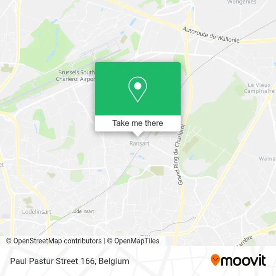 Paul Pastur Street 166 map