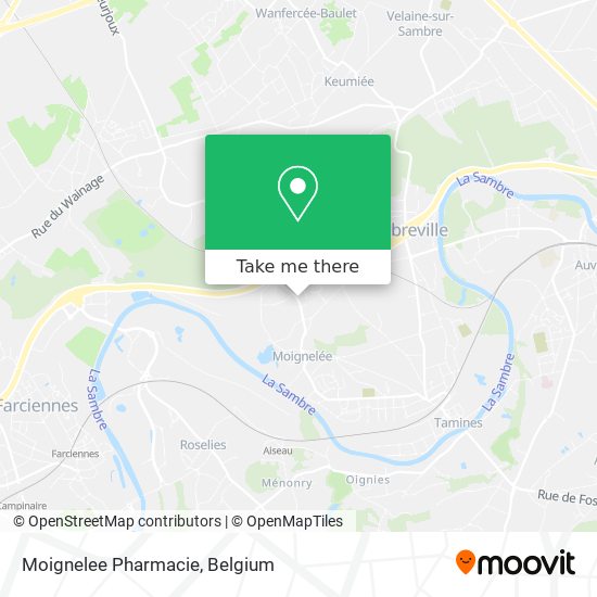 Moignelee Pharmacie map