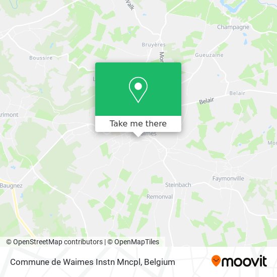 Commune de Waimes Instn Mncpl map