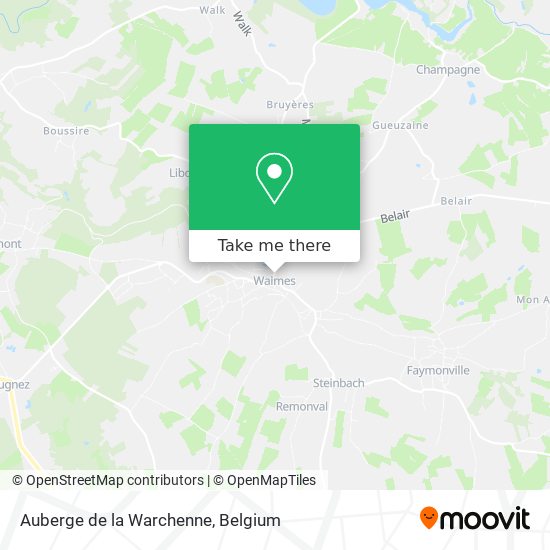 Auberge de la Warchenne plan