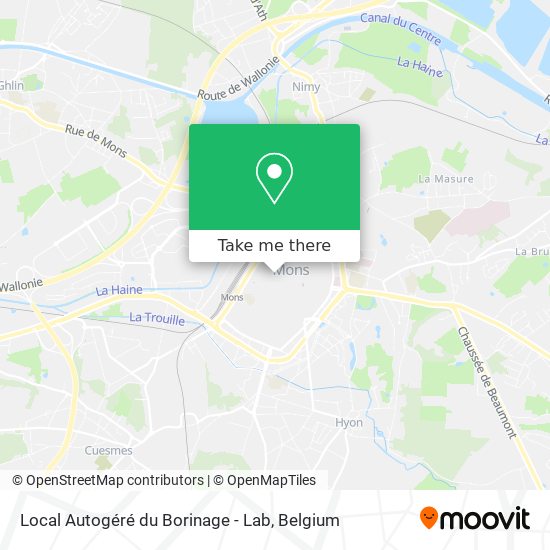 Local Autogéré du Borinage - Lab map