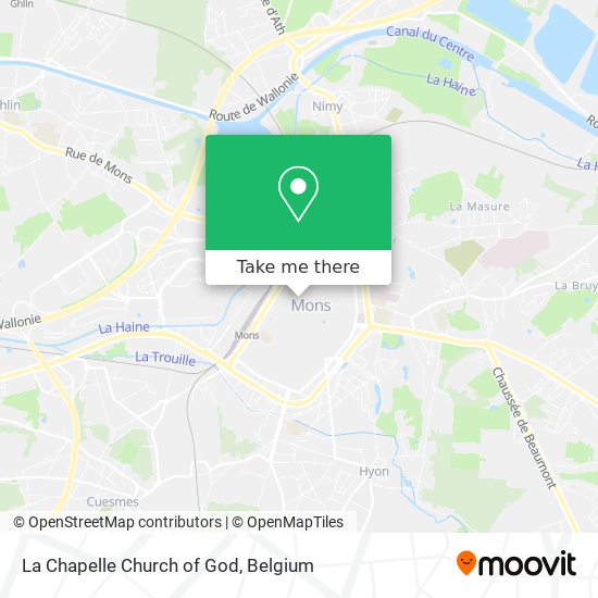 La Chapelle Church of God map