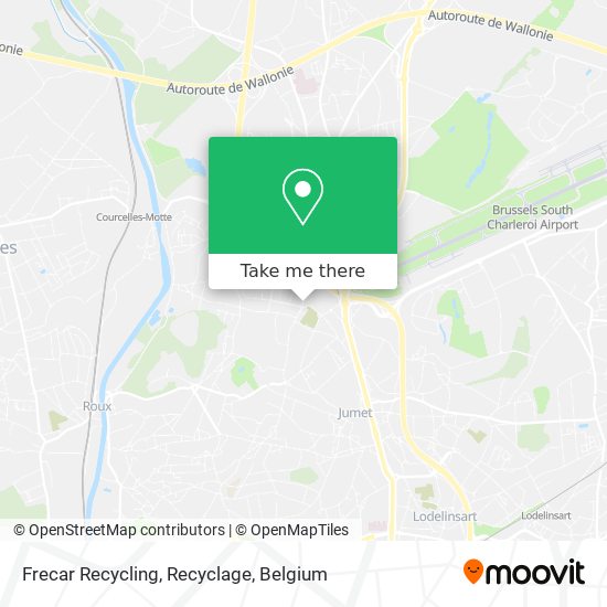 Frecar Recycling, Recyclage map