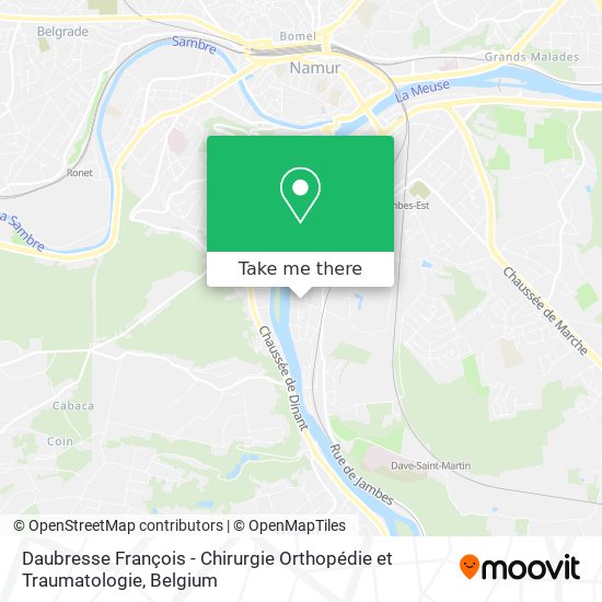 Daubresse François - Chirurgie Orthopédie et Traumatologie map