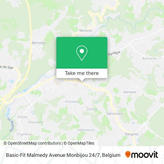 Basic-Fit Malmedy Avenue Monbijou 24 / 7 plan