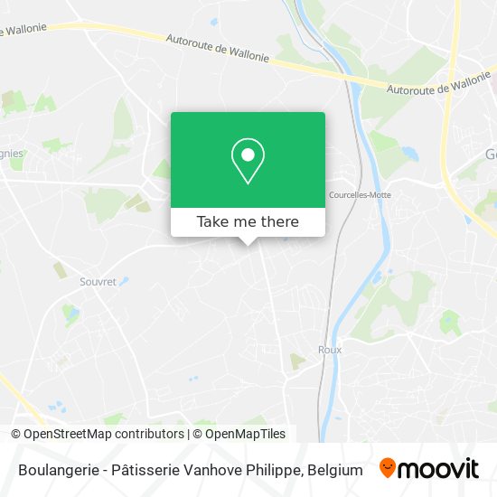 Boulangerie - Pâtisserie Vanhove Philippe map