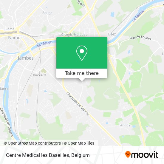 Centre Medical les Baseilles plan
