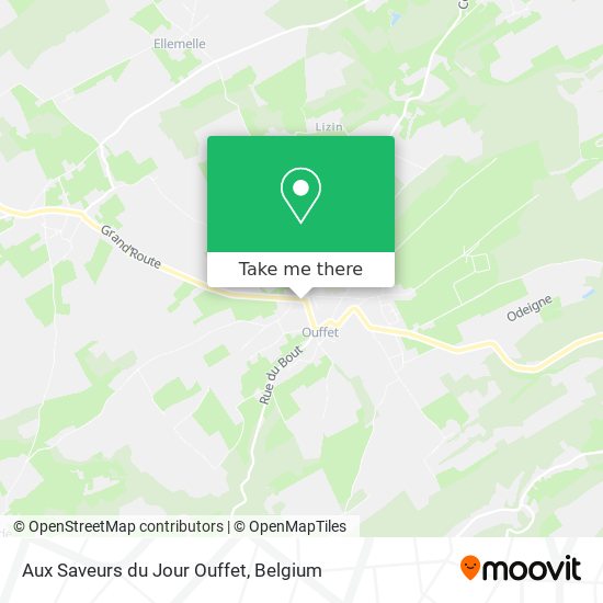 Aux Saveurs du Jour Ouffet map