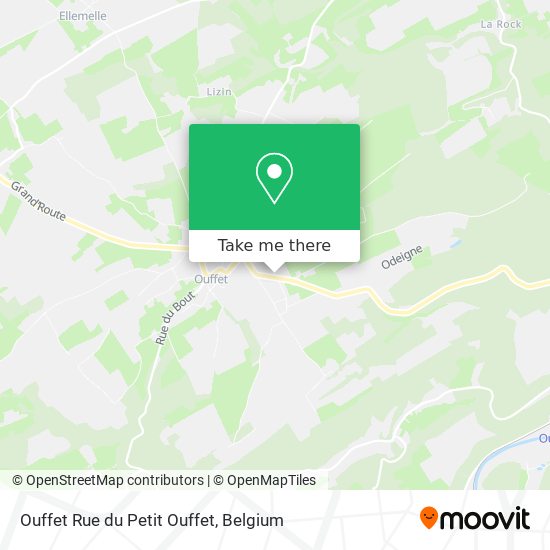 Ouffet Rue du Petit Ouffet map