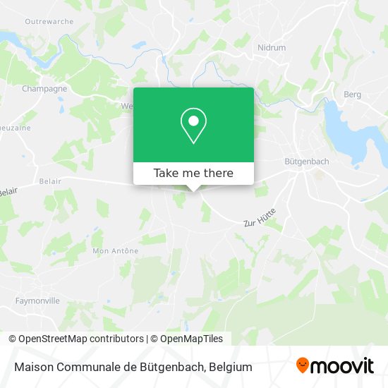 Maison Communale de Bütgenbach plan