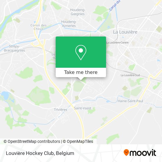 Louvière Hockey Club map