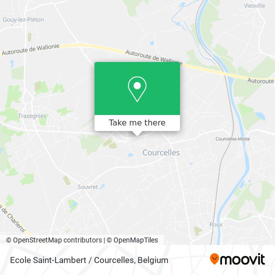 Ecole Saint-Lambert / Courcelles map