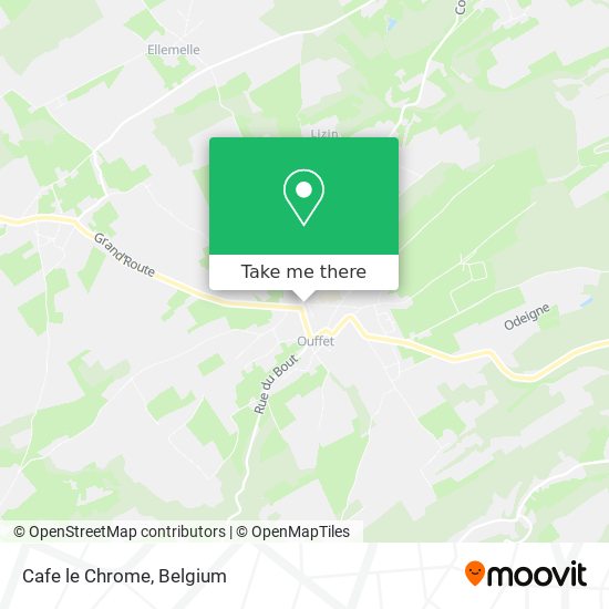 Cafe le Chrome map